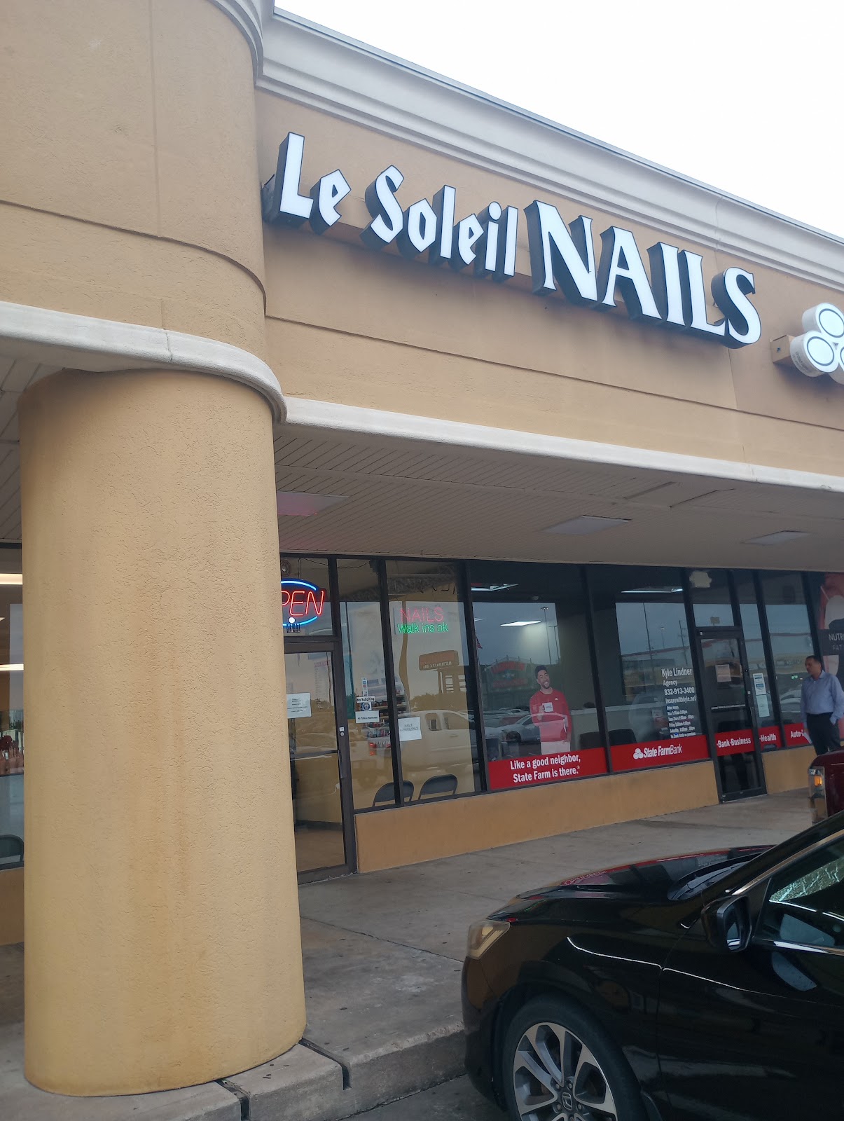 Nail work from Le Soleil Nails in Jersey Village